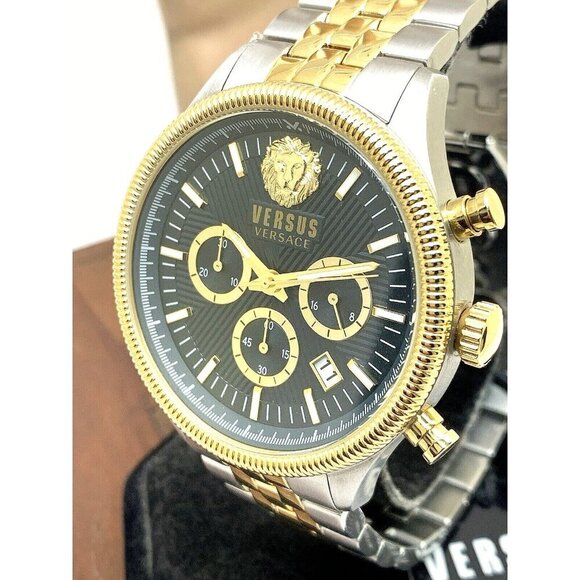 Versus by Versace Men's Watch VSP970221 Quartz Chronograph Two Tone Steel - Picture 1 of 15